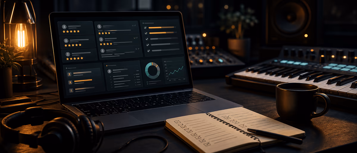Panduan praktis: Survei feedback artis