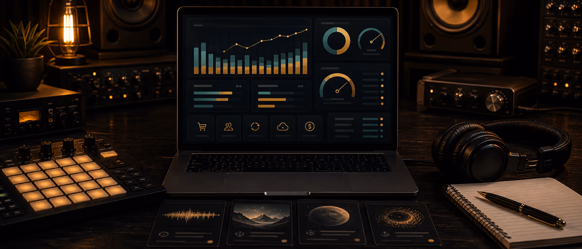 Panduan praktis: Dashboard profit sample label