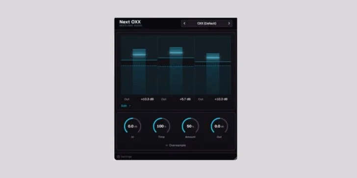 Free OTT-style compressor plugin Next OXX by Nextlight for Windows