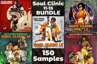Dave Zeke Soul Clinic Volumes 11-15 BUNDLE (150 Prechopped Samples) [WAV]